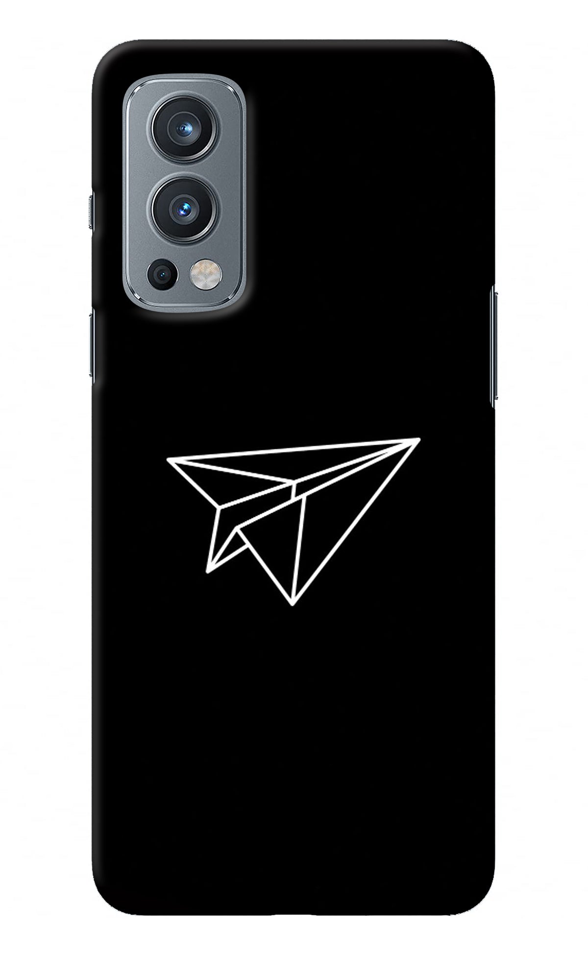 Paper Plane White OnePlus Nord 2 5G Back Cover