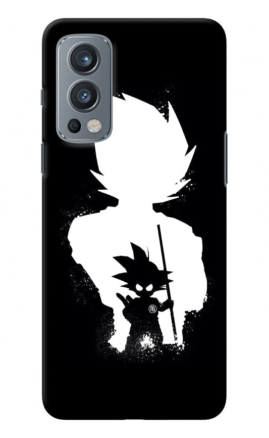 Goku Shadow OnePlus Nord 2 5G Back Cover