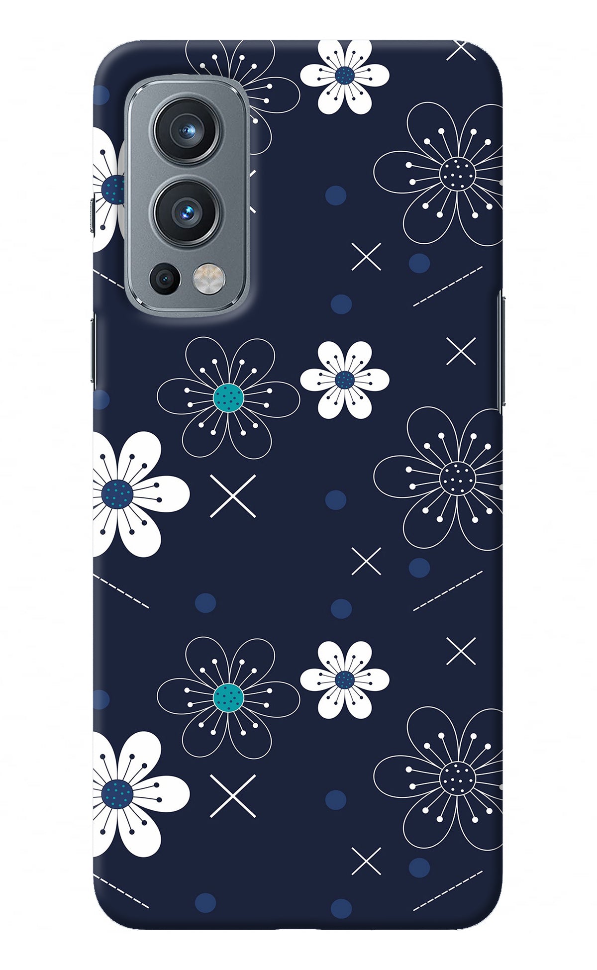 Flowers OnePlus Nord 2 5G Back Cover