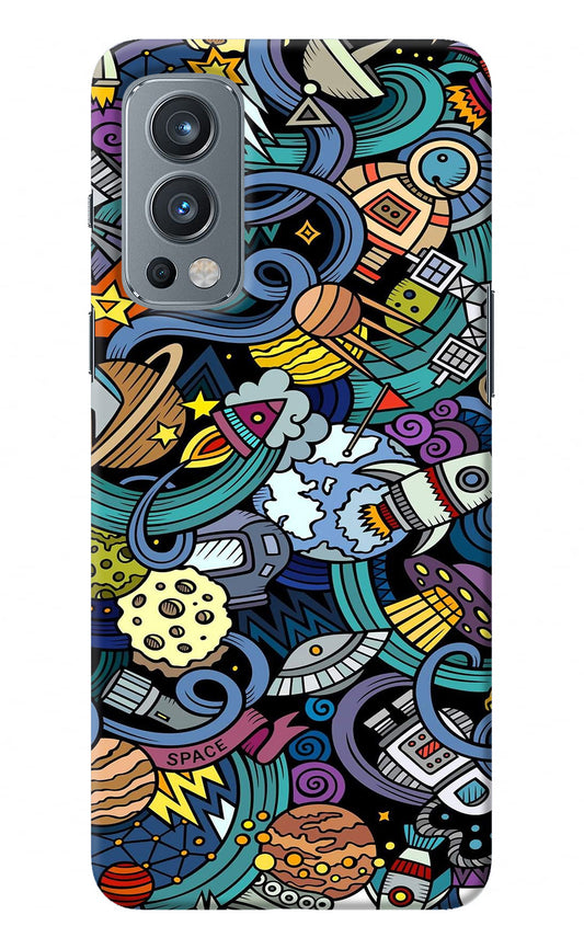 Space Abstract OnePlus Nord 2 5G Back Cover