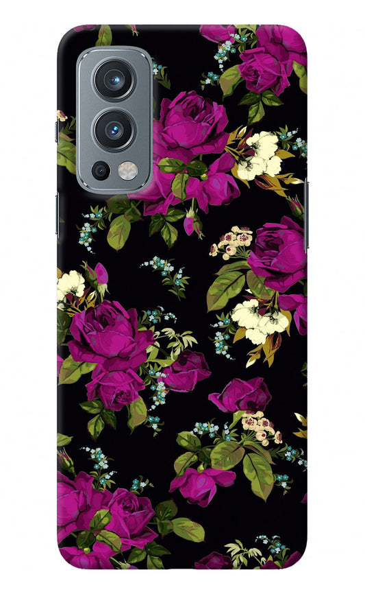 Flowers OnePlus Nord 2 5G Back Cover