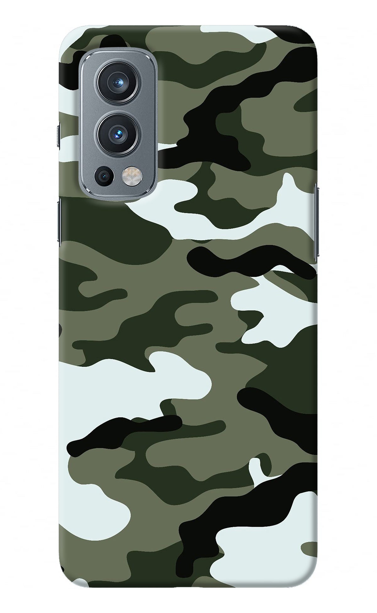 Camouflage OnePlus Nord 2 5G Back Cover