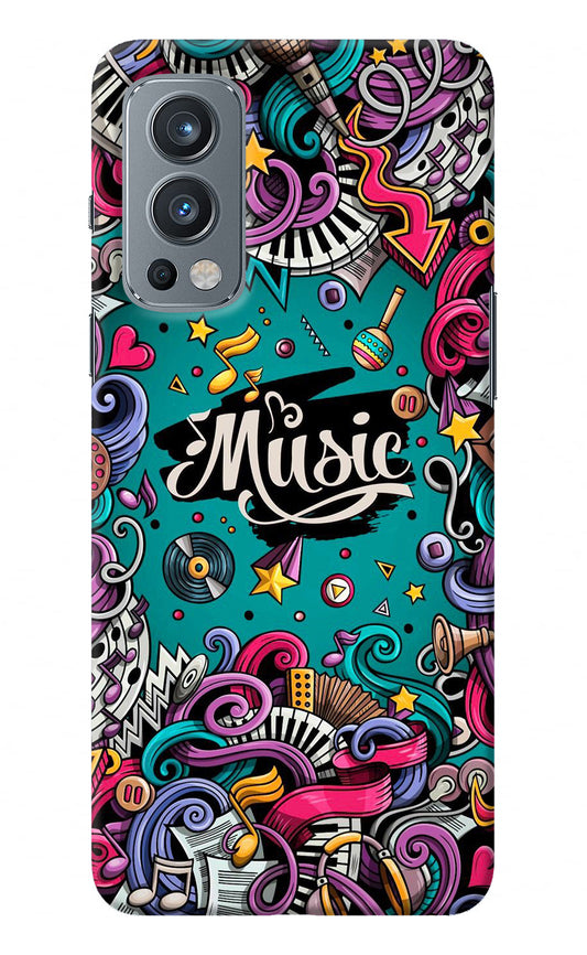 Music Graffiti OnePlus Nord 2 5G Back Cover