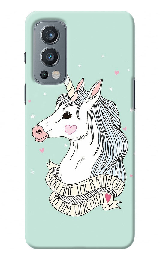 Unicorn Wallpaper OnePlus Nord 2 5G Back Cover