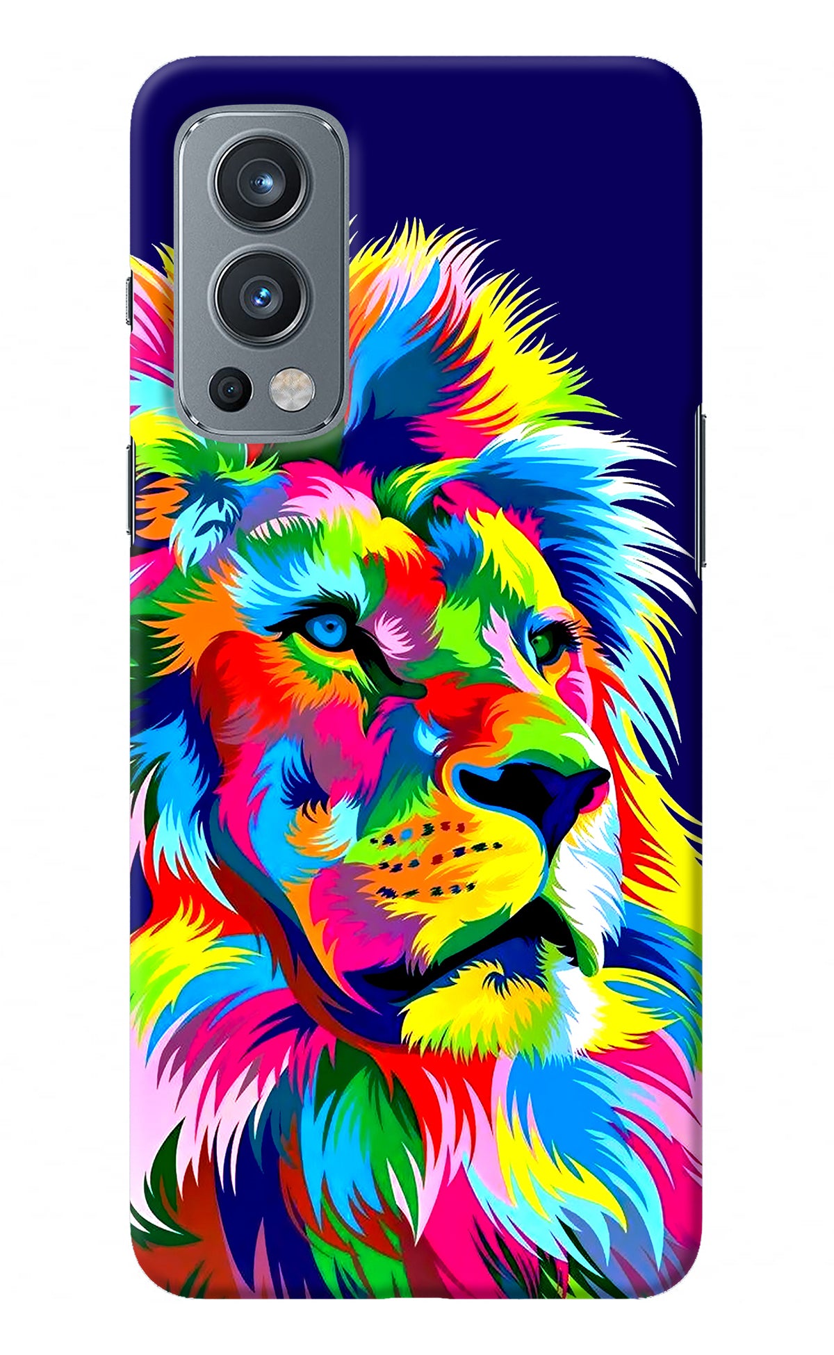 Vector Art Lion OnePlus Nord 2 5G Back Cover