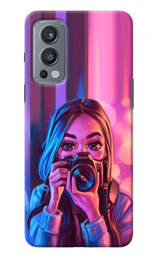 Girl Photographer OnePlus Nord 2 5G Back Cover