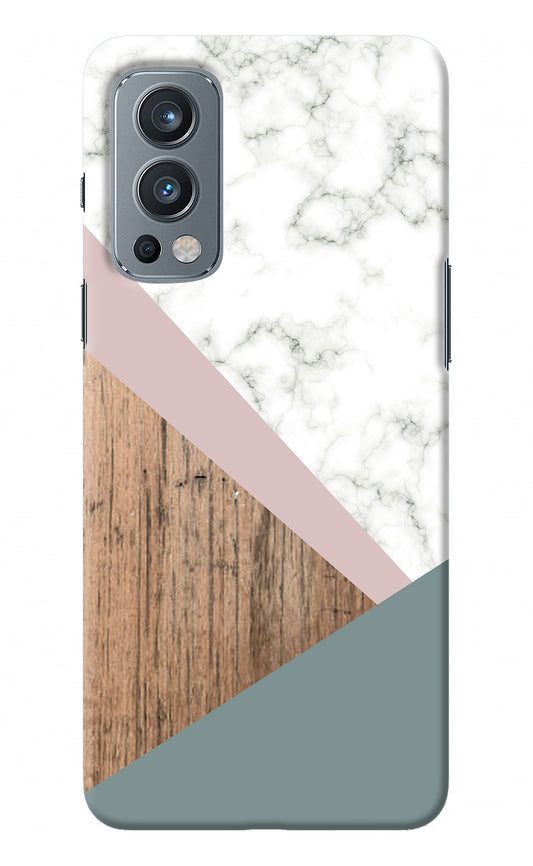 Marble wood Abstract OnePlus Nord 2 5G Back Cover