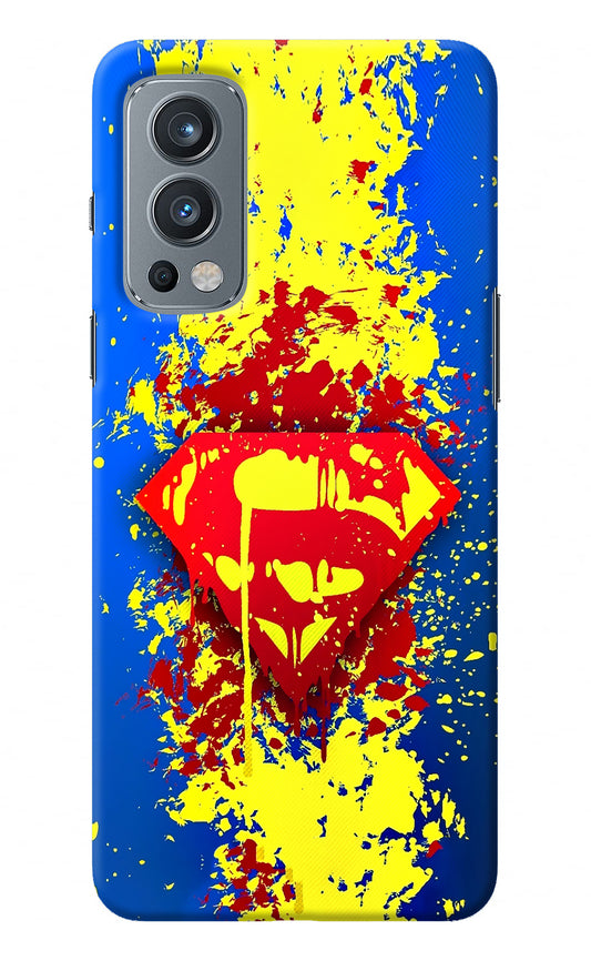 Superman logo OnePlus Nord 2 5G Back Cover
