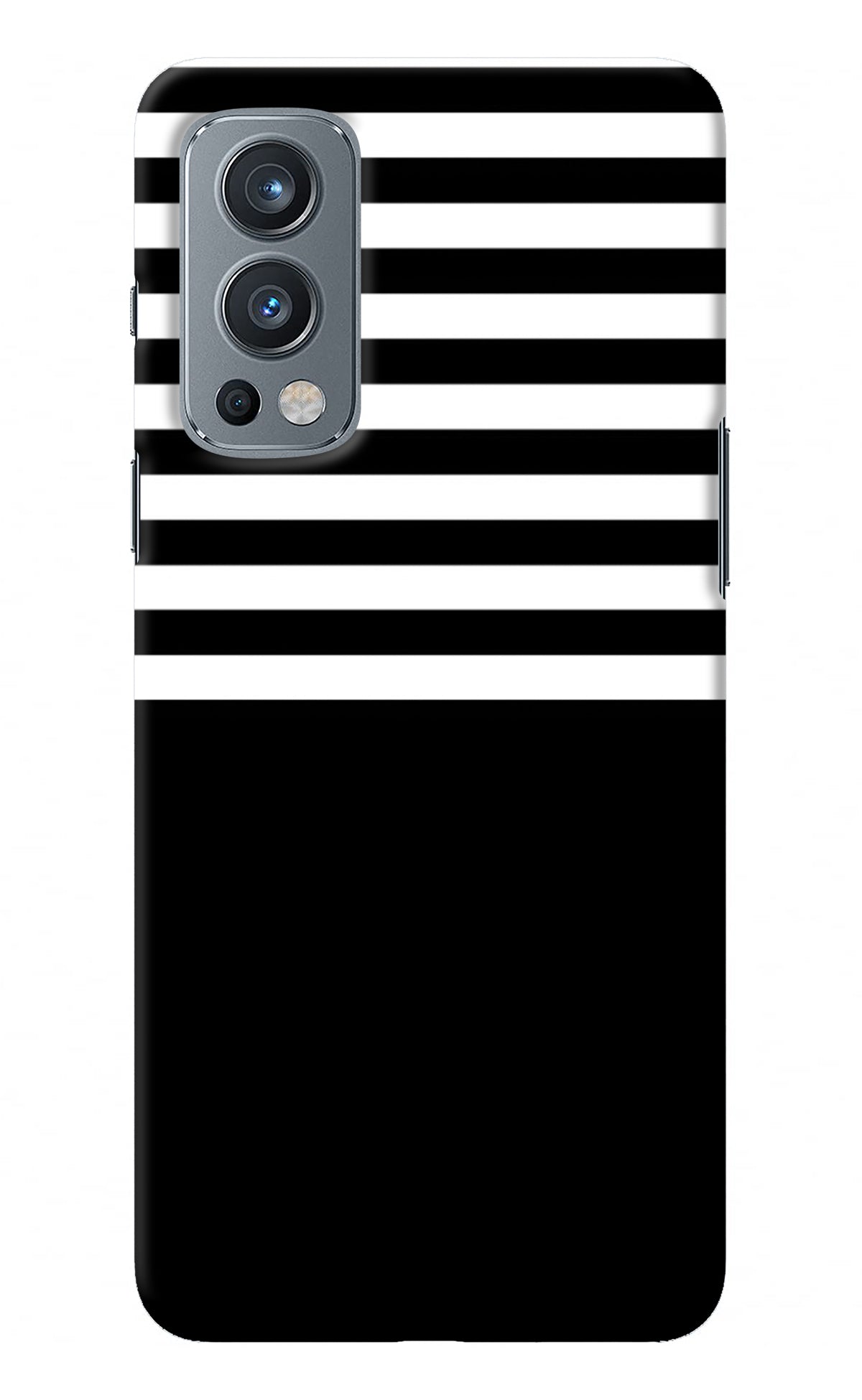 Black and White Print OnePlus Nord 2 5G Back Cover