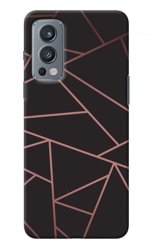 Geometric Pattern OnePlus Nord 2 5G Back Cover