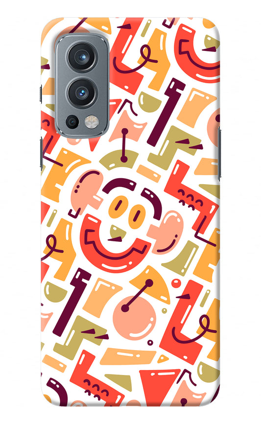 Doodle Pattern OnePlus Nord 2 5G Back Cover