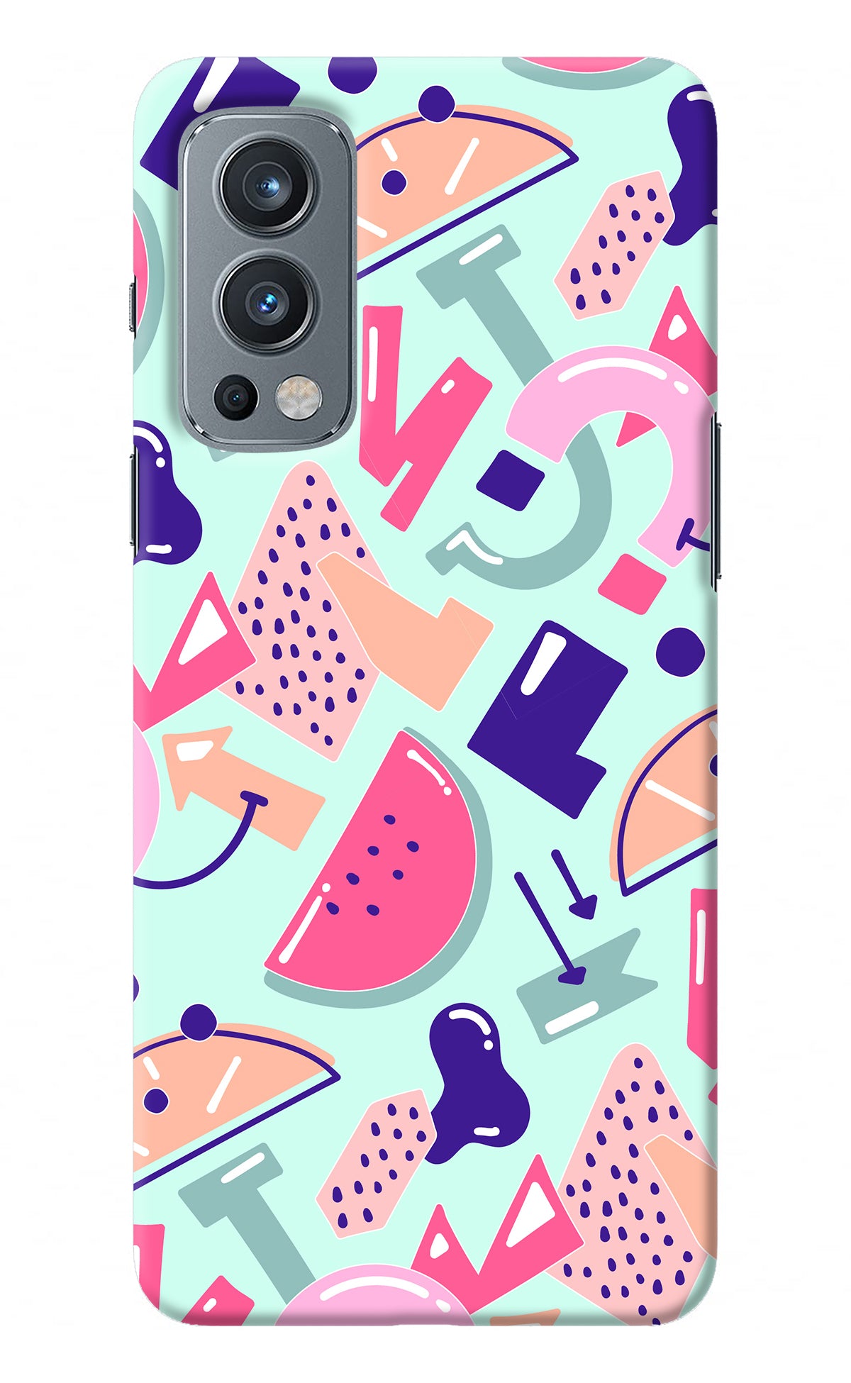 Doodle Pattern OnePlus Nord 2 5G Back Cover