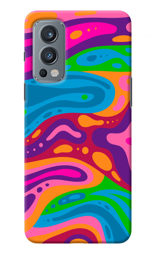 Trippy Pattern OnePlus Nord 2 5G Back Cover