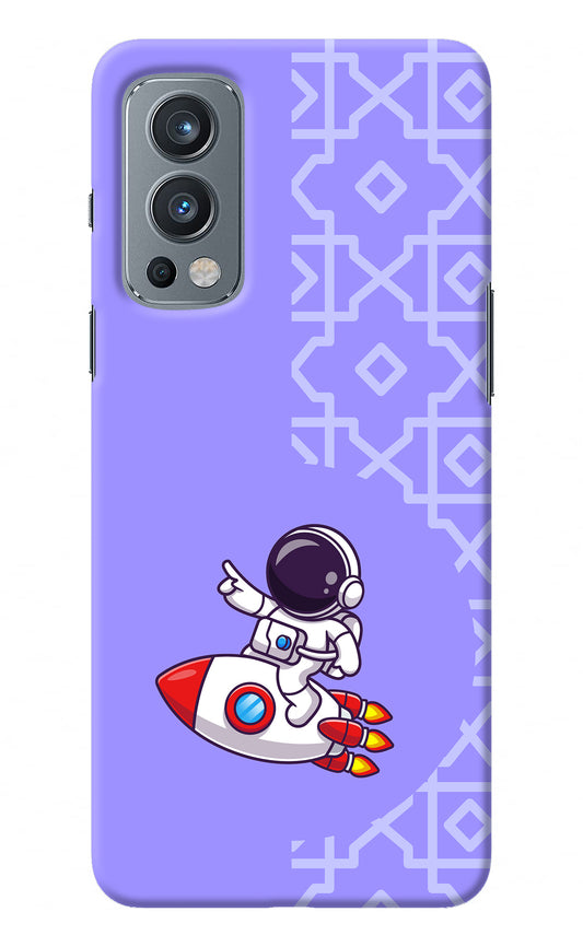 Cute Astronaut OnePlus Nord 2 5G Back Cover