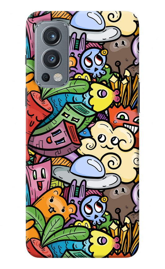 Veggie Doodle OnePlus Nord 2 5G Back Cover
