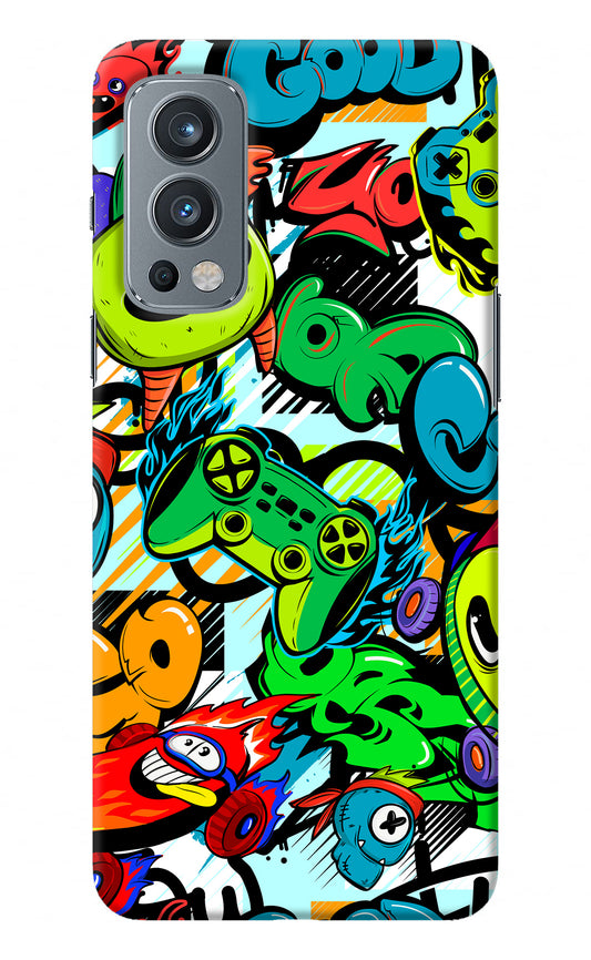 Game Doodle OnePlus Nord 2 5G Back Cover