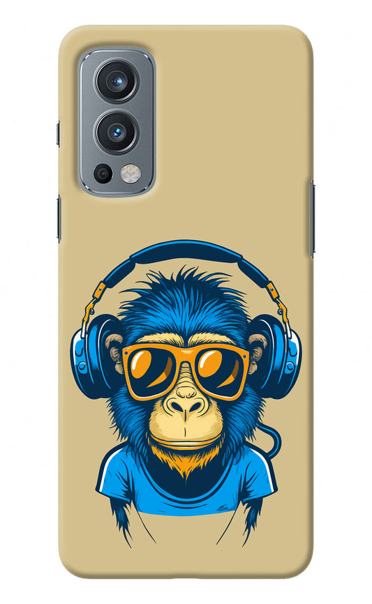Monkey Headphone OnePlus Nord 2 5G Back Cover