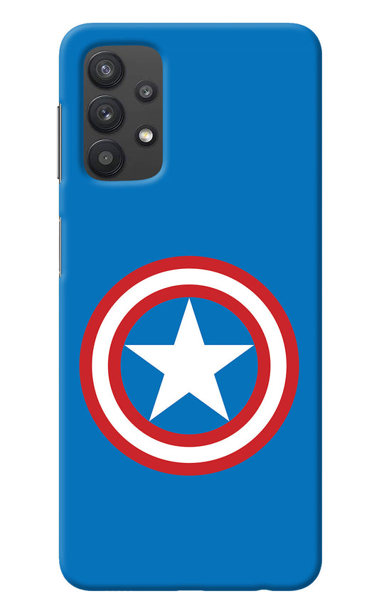 Captain America Logo Samsung M32 5G Back Cover