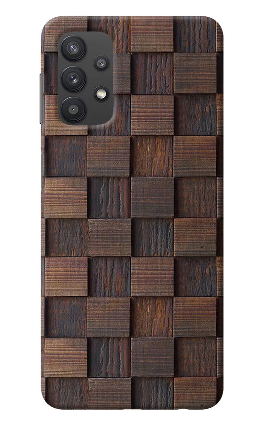 Wooden Cube Design Samsung M32 5G Back Cover