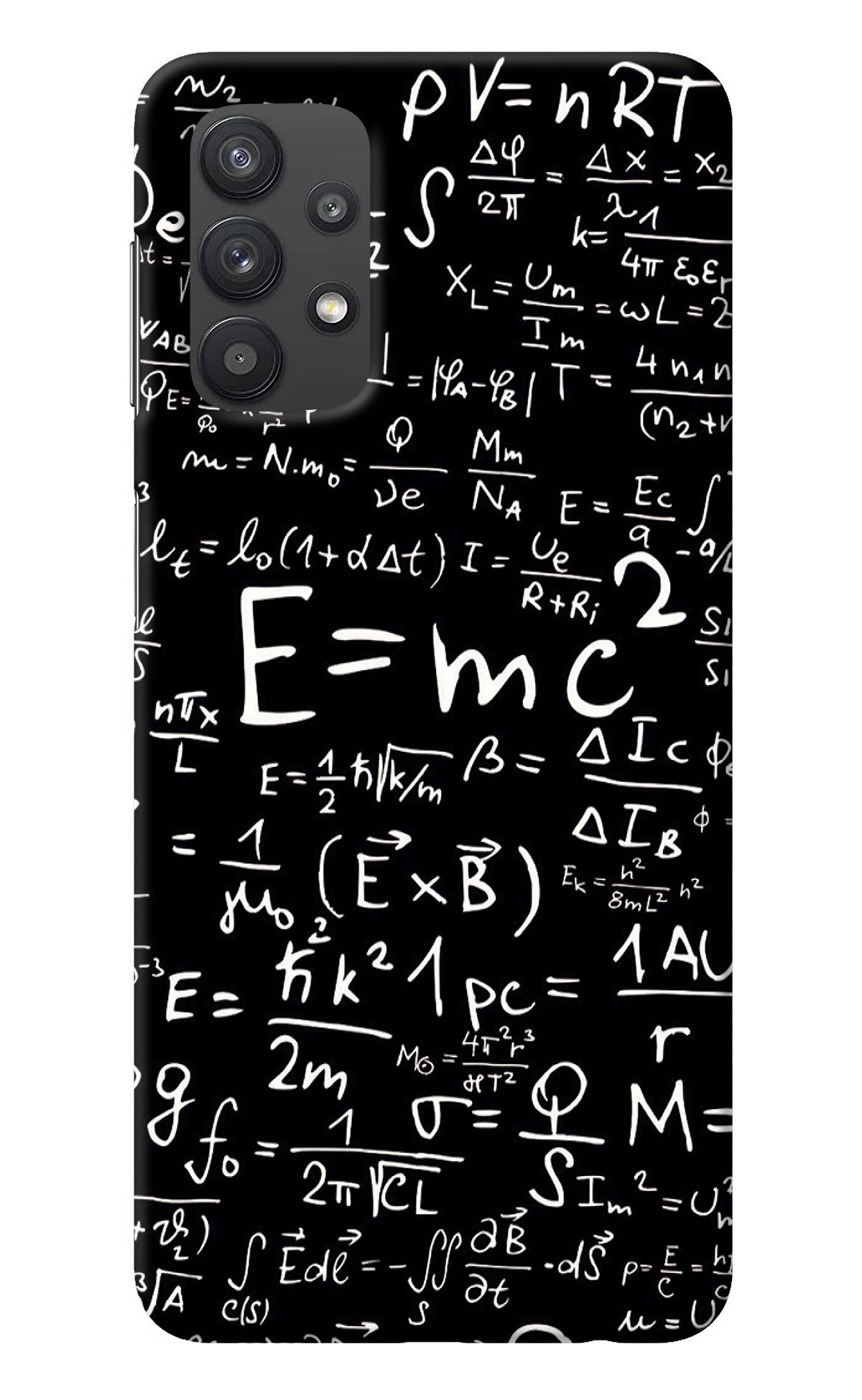 Physics Albert Einstein Formula Samsung M32 5G Back Cover