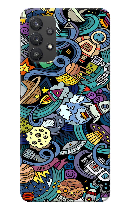 Space Abstract Samsung M32 5G Back Cover