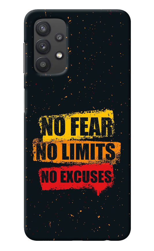 No Fear No Limits No Excuse Samsung M32 5G Back Cover