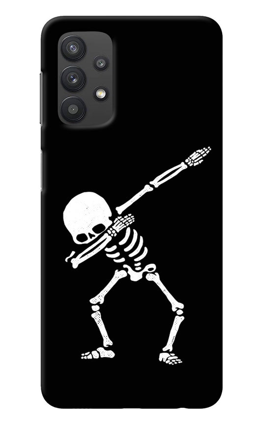 Dabbing Skeleton Art Samsung M32 5G Back Cover