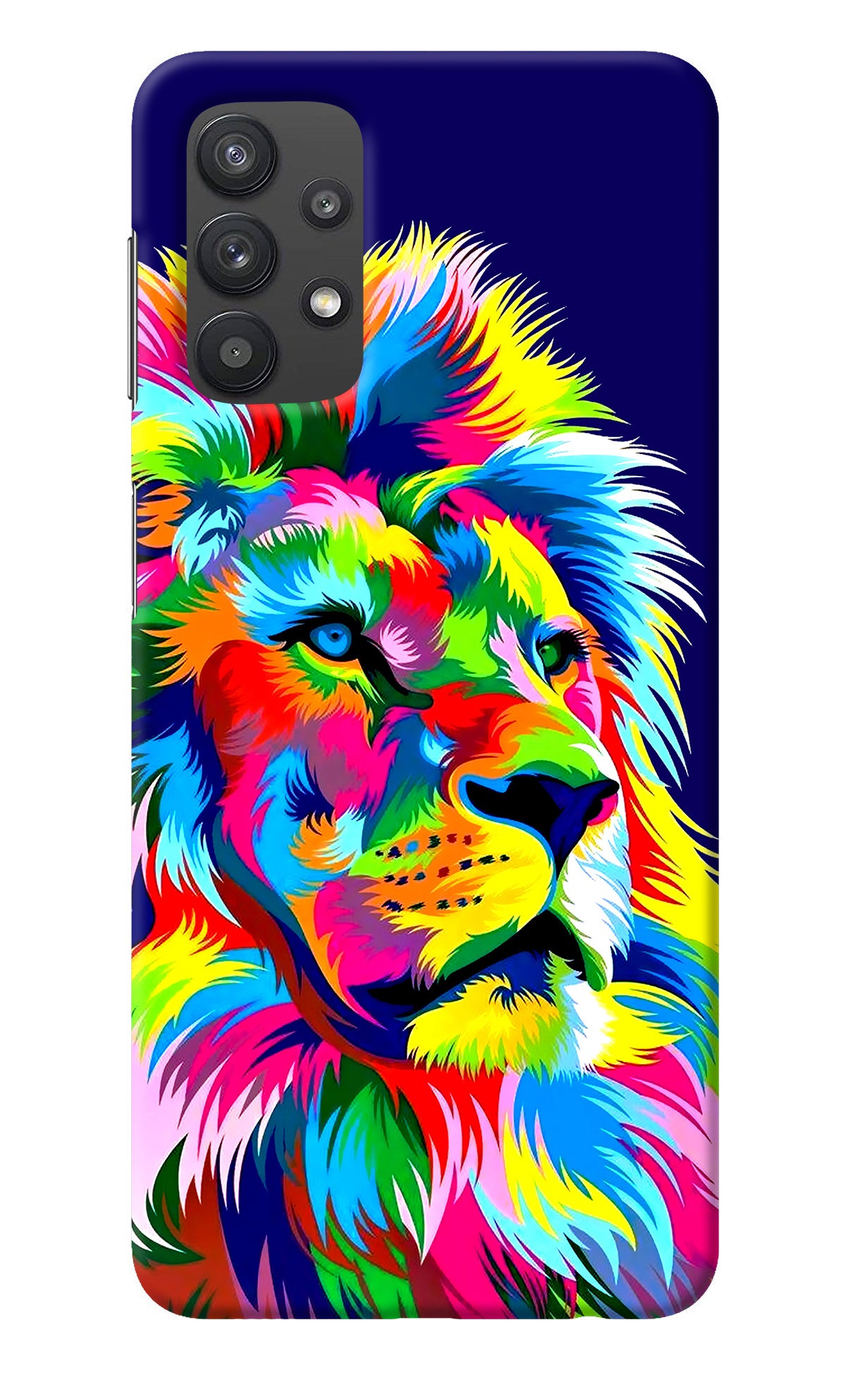 Vector Art Lion Samsung M32 5G Back Cover