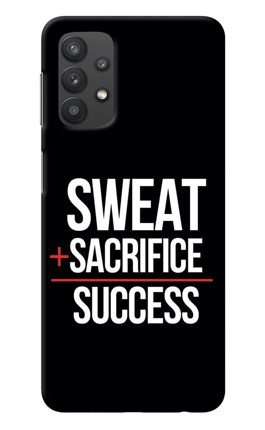 Sweat Sacrifice Success Samsung M32 5G Back Cover