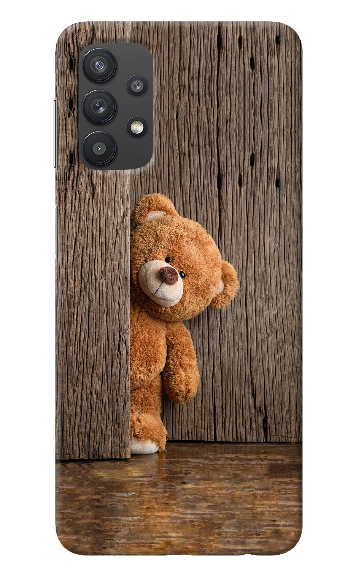 Teddy Wooden Samsung M32 5G Back Cover