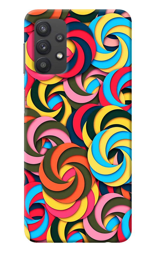 Spiral Pattern Samsung M32 5G Back Cover