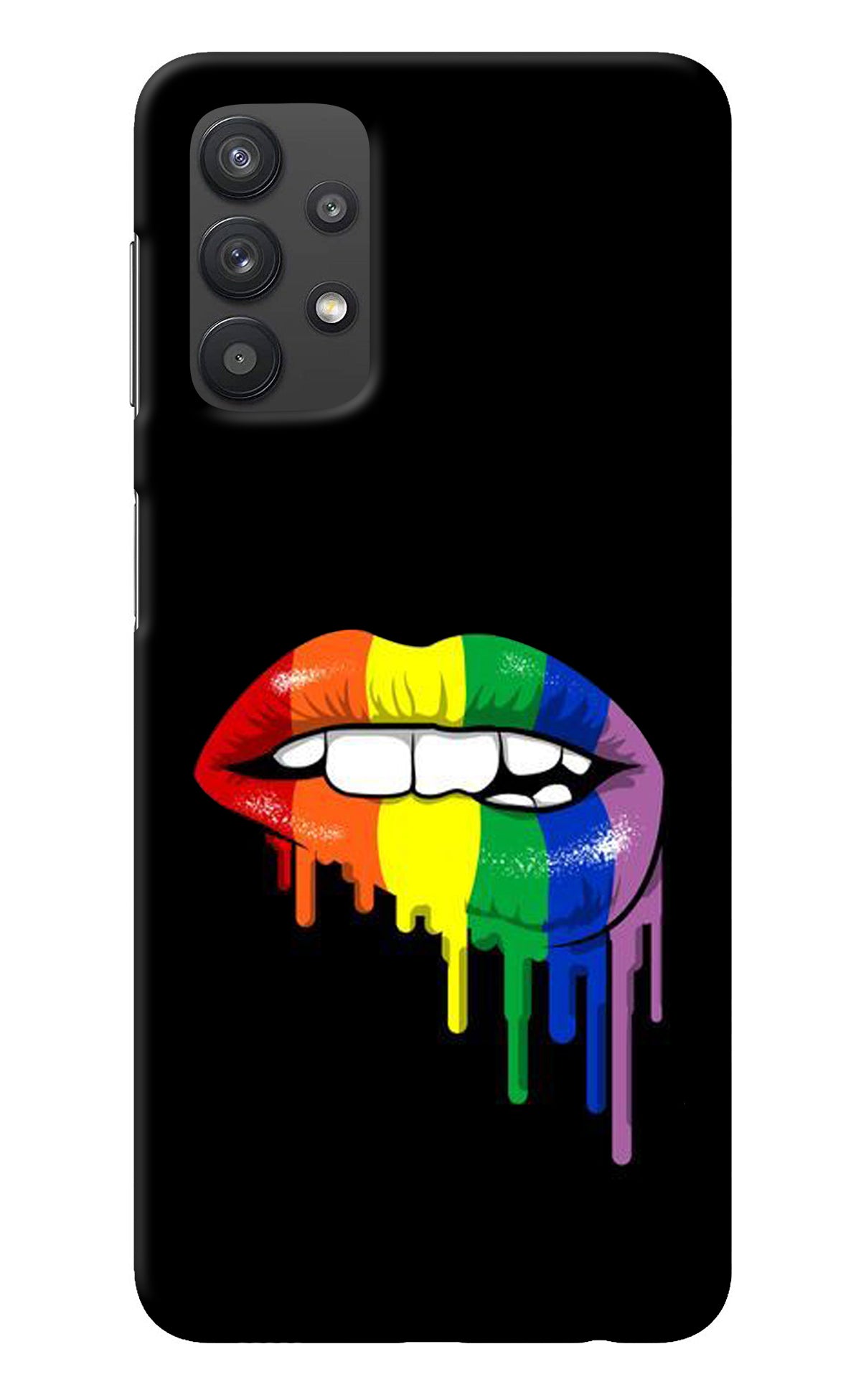 Lips Biting Samsung M32 5G Back Cover