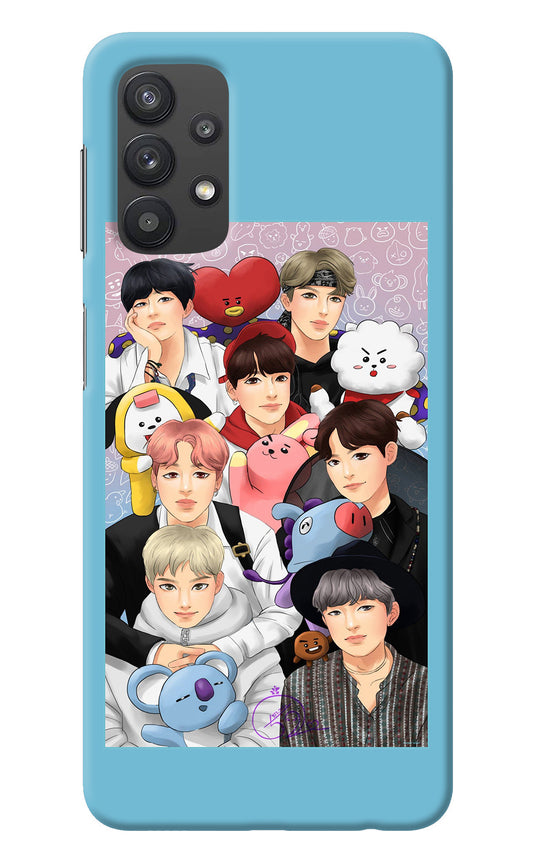 BTS with animals Samsung M32 5G Back Cover