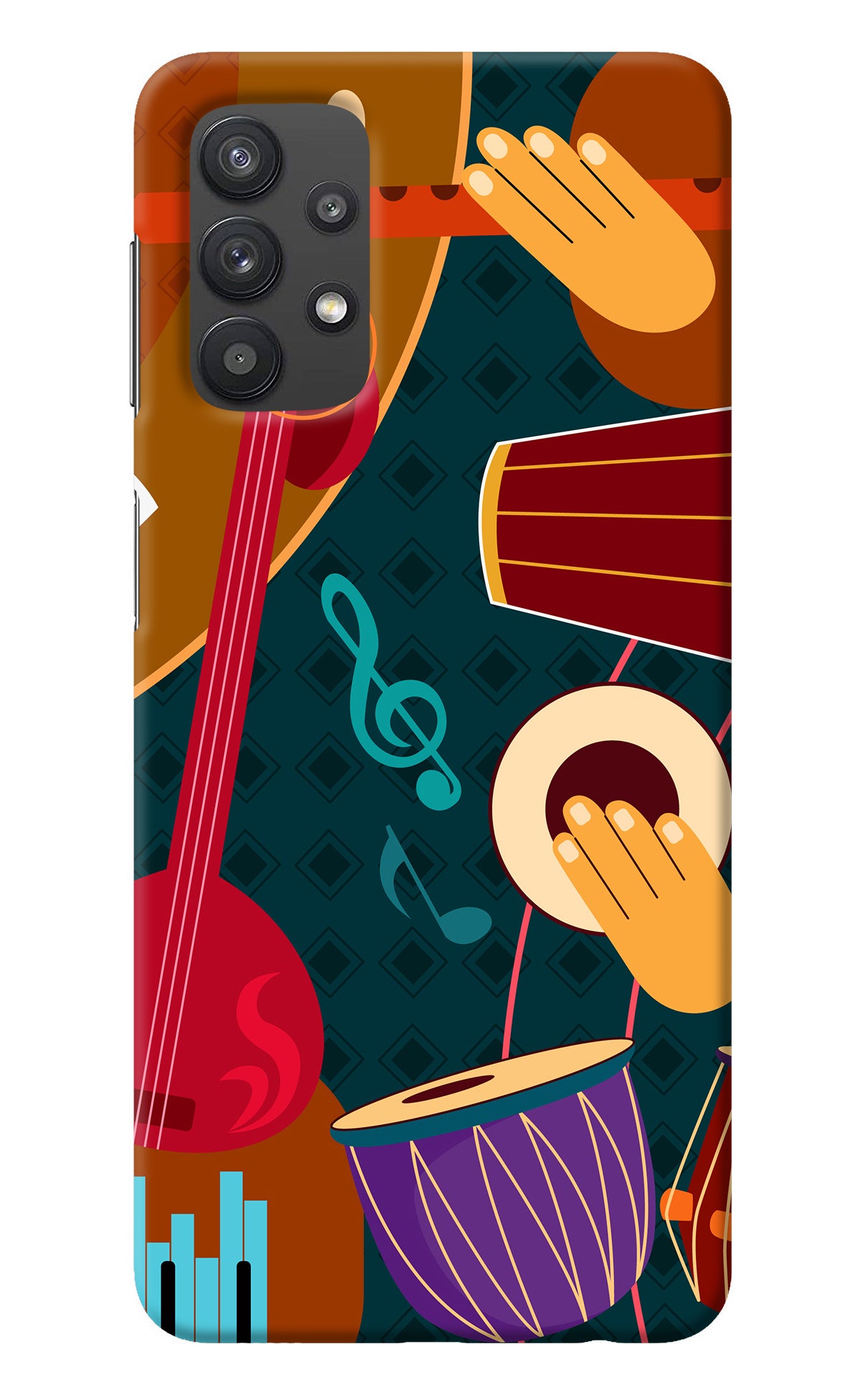 Music Instrument Samsung M32 5G Back Cover