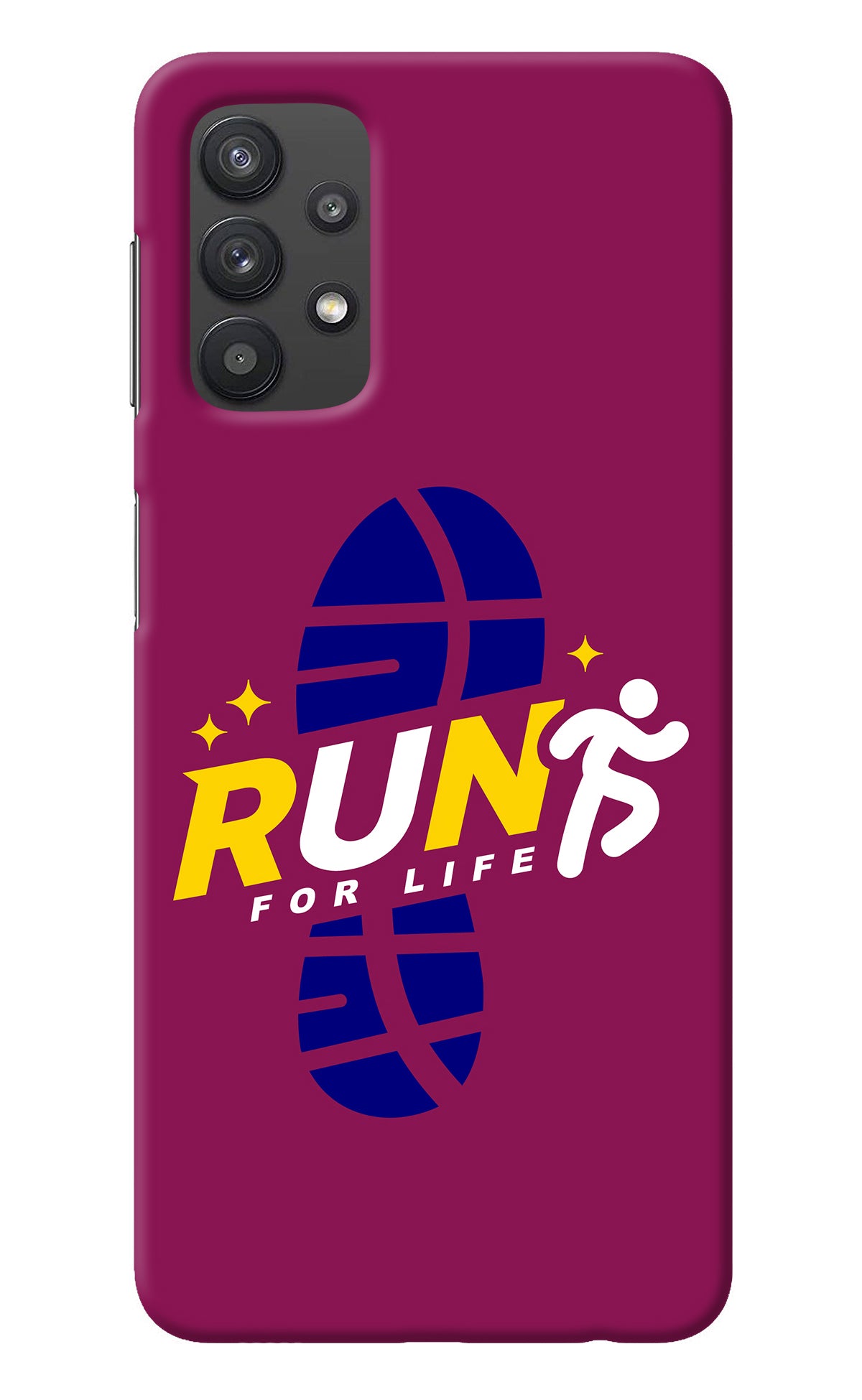 Run for Life Samsung M32 5G Back Cover
