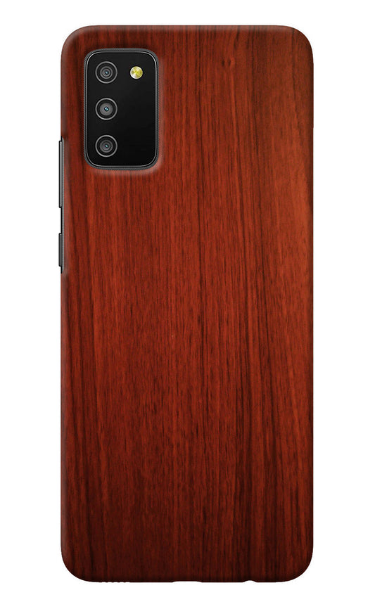 Wooden Plain Pattern Samsung M02s Back Cover
