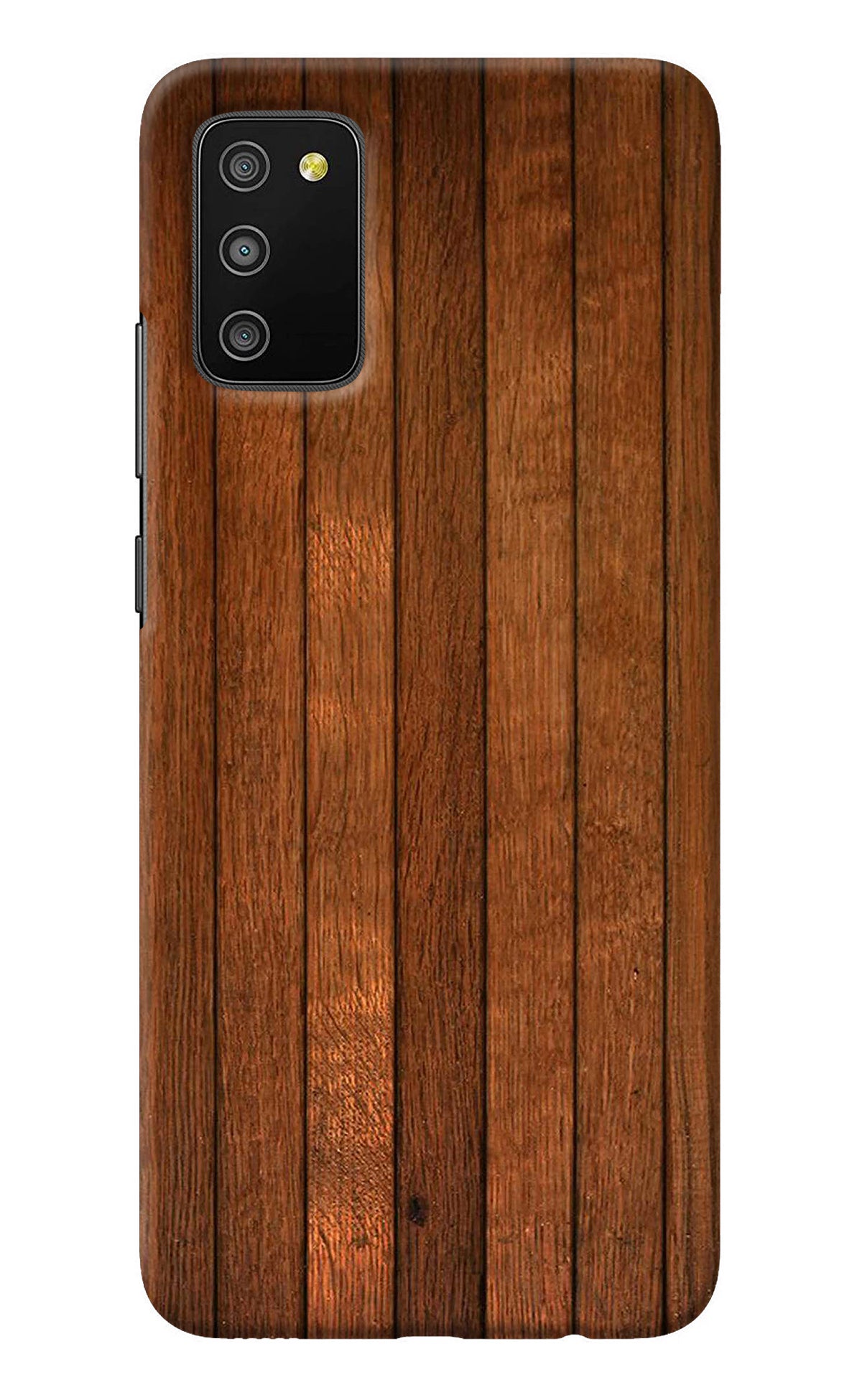 Wooden Artwork Bands Samsung M02s Back Cover