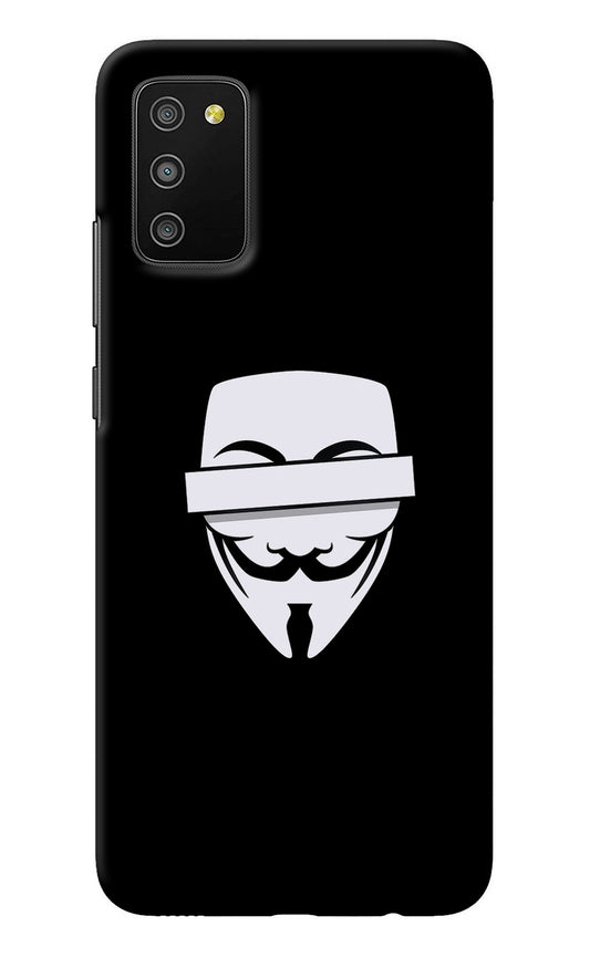 Anonymous Face Samsung M02s Back Cover