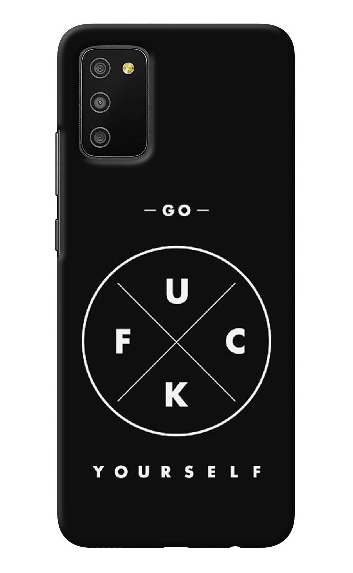 Go Fuck Yourself Samsung M02s Back Cover