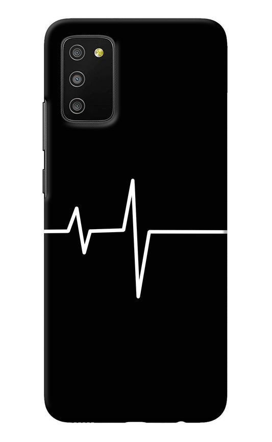 Heart Beats Samsung M02s Back Cover