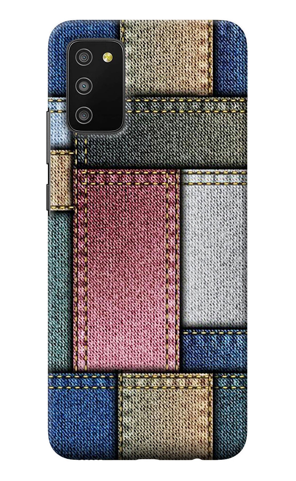 Multicolor Jeans Samsung M02s Back Cover