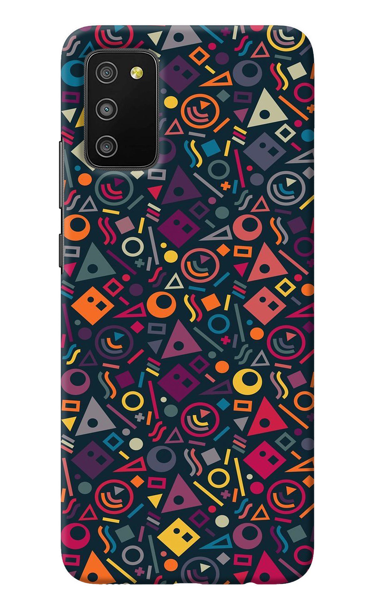 Geometric Abstract Samsung M02s Back Cover