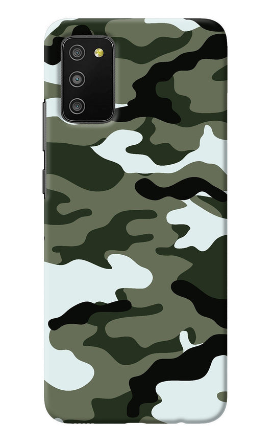 Camouflage Samsung M02s Back Cover