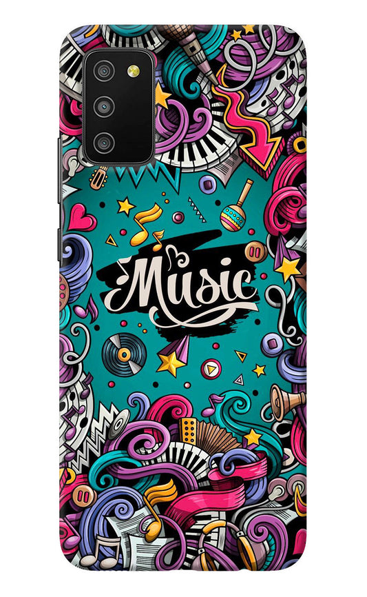 Music Graffiti Samsung M02s Back Cover