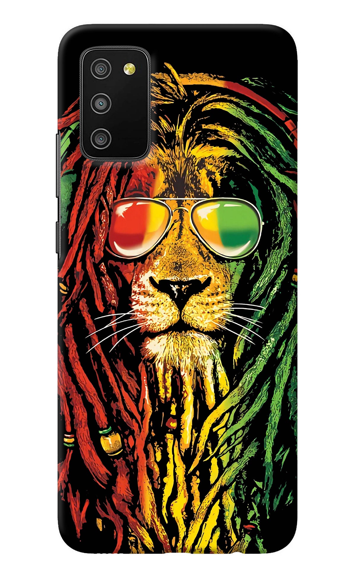 Rasta Lion Samsung M02s Back Cover