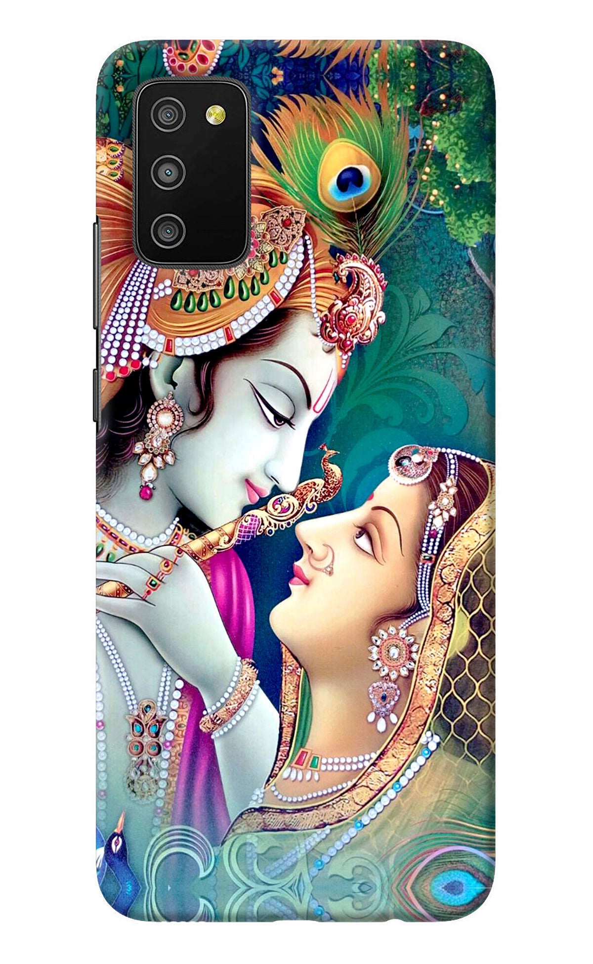 Lord Radha Krishna Samsung M02s Back Cover