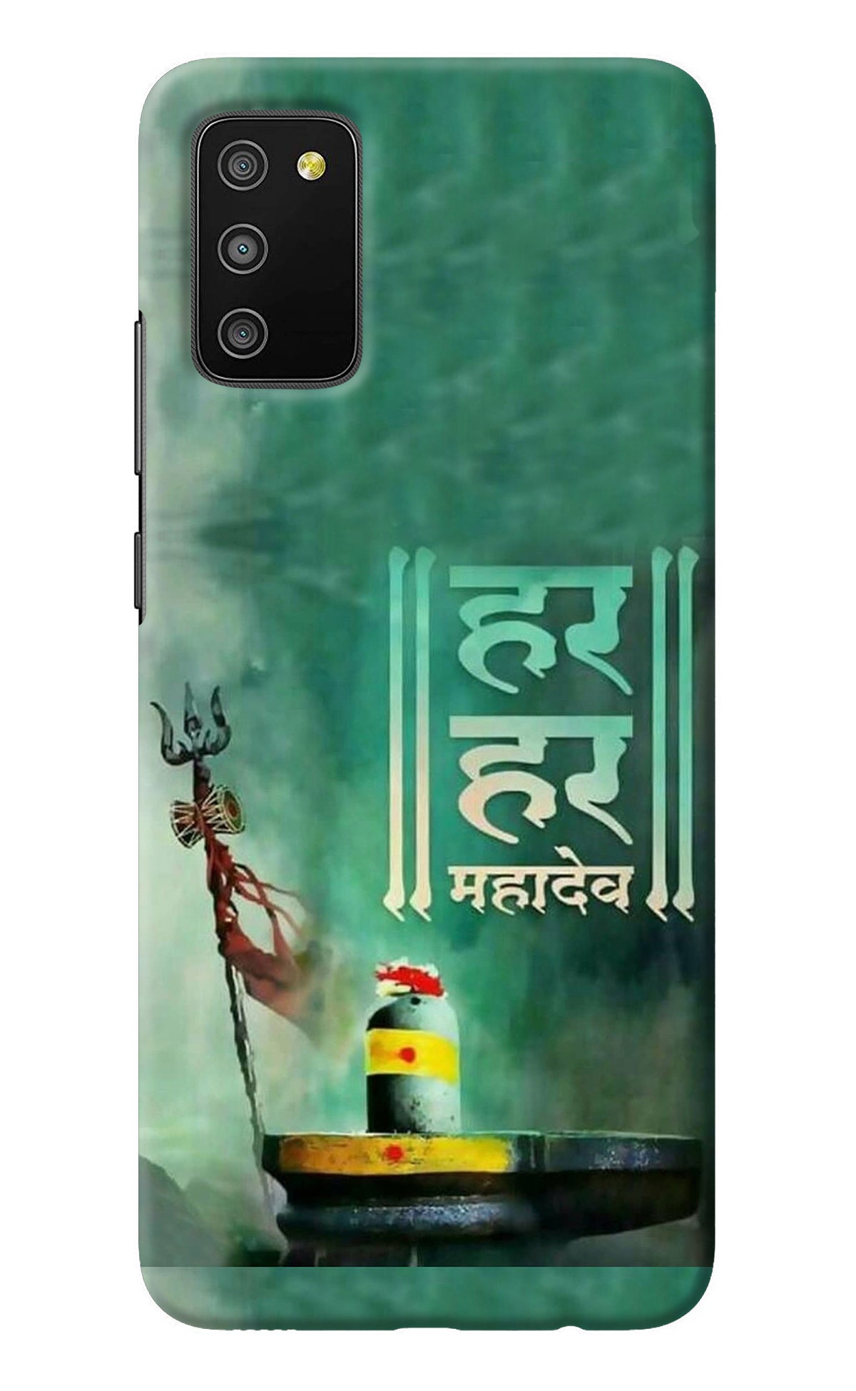 Har Har Mahadev Shivling Samsung M02s Back Cover