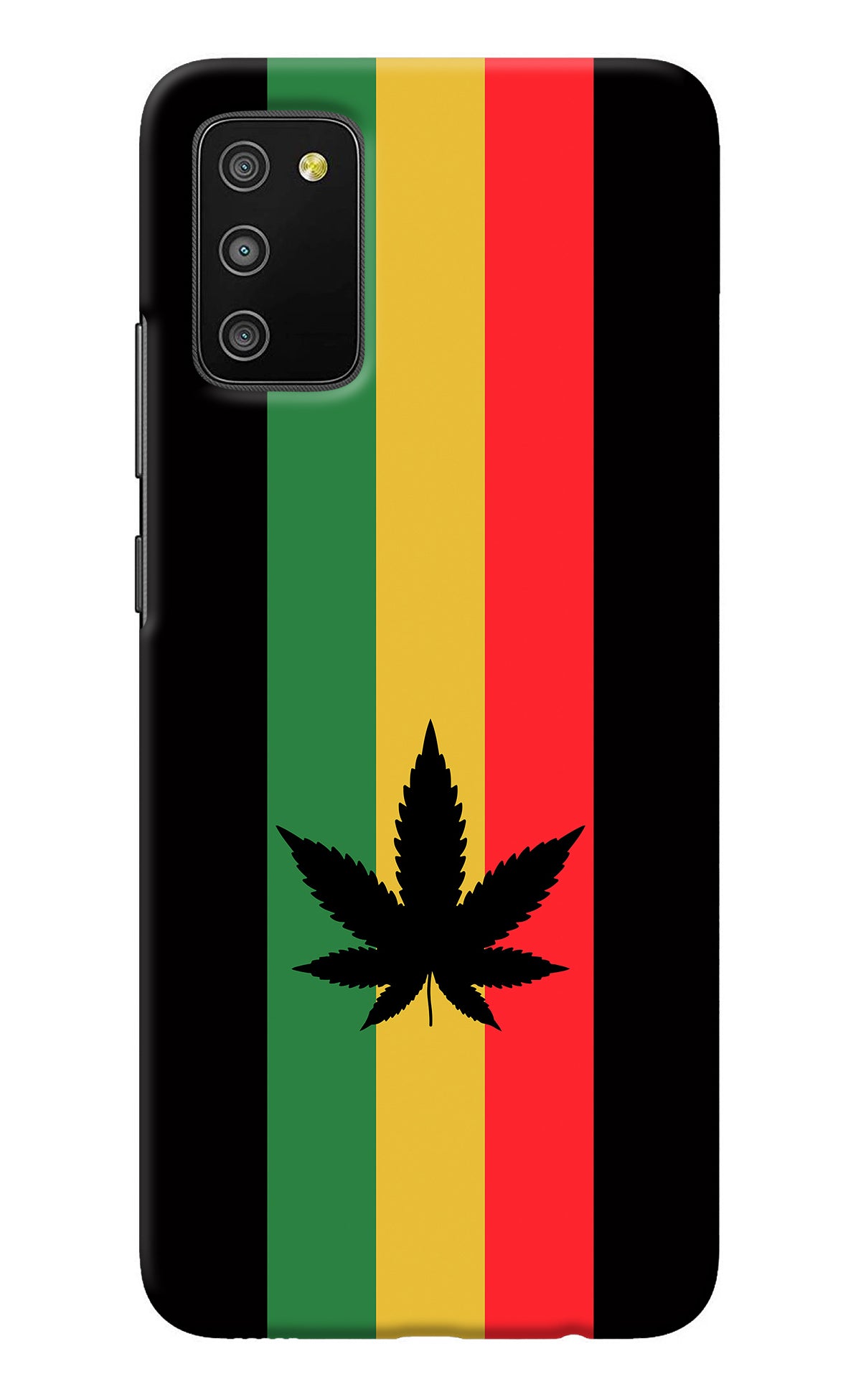 Weed Flag Samsung M02s Back Cover