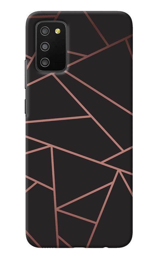 Geometric Pattern Samsung M02s Back Cover