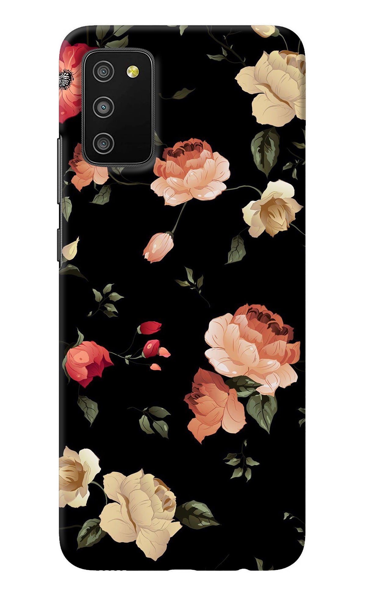 Flowers Samsung M02s Back Cover